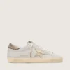 Super-Star with crackle leather star and metallic foiled leather heel tab