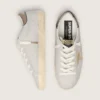 Super-Star with crackle leather star and metallic foiled leather heel tab