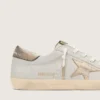 Super-Star with crackle leather star and metallic foiled leather heel tab