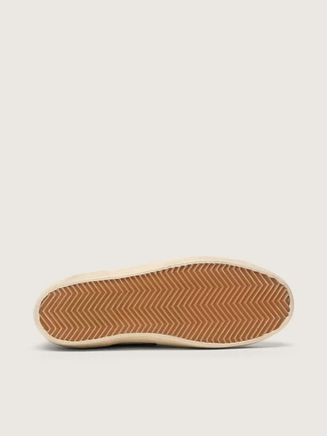 Super-Star with crackle leather star and metallic foiled leather heel tab
