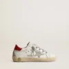 Super-Star Young with suede star and red leather heel tab
