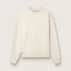 Sweatshirt in aged white with reverse logo on the back - Jersey Capsule