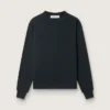 Sweatshirt in washed black with reverse logo on the back - Jersey Capsule