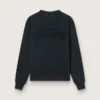 Sweatshirt in washed black with reverse logo on the back - Jersey Capsule