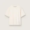T-shirt in aged white with reverse logo on the back - Jersey Capsule