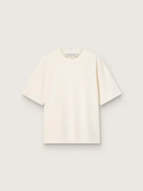 T-shirt in aged white with reverse logo on the back - Jersey Capsule