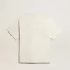 T-shirt in aged white with reverse logo on the back - Jersey Capsule
