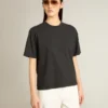 T-shirt in washed black with reverse logo on the back - Jersey Capsule