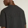 T-shirt in washed black with reverse logo on the back - Jersey Capsule
