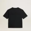 T-shirt in washed black with reverse logo on the back - Jersey Capsule