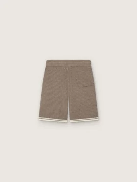 Unisex Bermuda shorts in dove gray knit