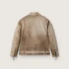 Unisex hand-treated and hand-dyed leather jacket