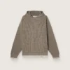 Unisex hooded sweatshirt in dove gray