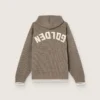 Unisex hooded sweatshirt in dove gray