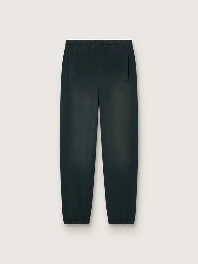 Unisex washed black joggers
