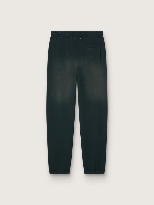 Unisex washed black joggers
