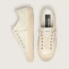 V-Star in beige nappa leather with old-rose suede star