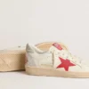 Valentine’s Day Men’s Ball Star with red leather star and red Swarovski lettering