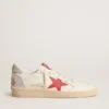 Valentine’s Day Women’s Ball Star with red leather star and red Swarovski lettering
