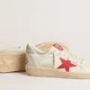 Valentine’s Day Women’s Ball Star with red leather star and red Swarovski lettering