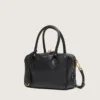 Vita Bag in black sheepskin leather with gold details
