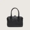 Vita Bag in black sheepskin leather with gold details