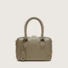 Vita Bag in sage-green leather with gold details