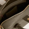 Vita Bag in sage-green leather with gold details