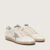 White Ball Star with a Swarovski crystal star and heel tab