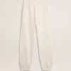 White joggers