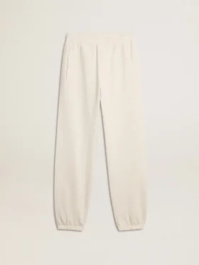 White joggers