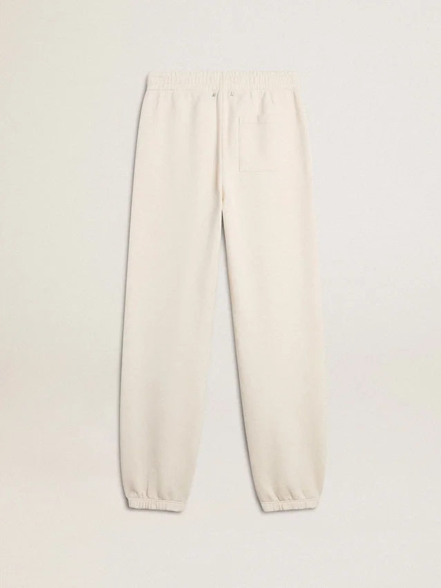 White joggers