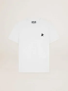 White Star Collection T-shirt with black star on the front