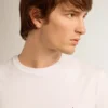 White Star Collection T-shirt with black star on the front