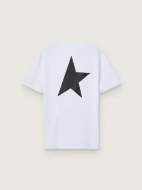 White Star Collection T-shirt with contrasting black logo and star