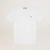 White Star Collection T-shirt with star in gold glitter on the front