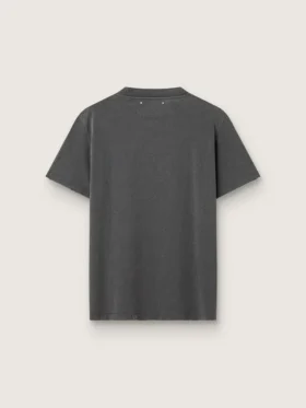 Women’s anthracite gray T-shirt with crystals