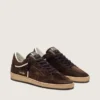 Women's Ball Star in brown suede with brown leather star and heel tab