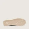 Women's Ball Star in cream leather with tone-on-tone star and beads
