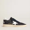Women's Ball Star in dark blue suede with leather star and heel tab