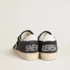 Women's Ball Star in dark blue suede with leather star and heel tab