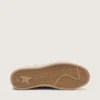 Women’s Ball Star in denim-blue nylon with light gray suede inserts and metallic silver leather star