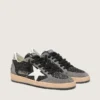 Women's Ball Star in glitter with leather star and metallic leather heel tab
