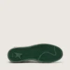 Women's Ball Star in green suede with white leather star and heel tab