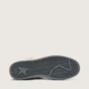 Women's Ball Star in lavender suede with silver glitter star and laminated leather heel tab