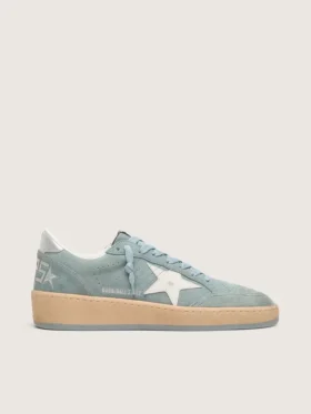 Women’s Ball Star in light blue suede with white star