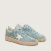 Women’s Ball Star in light blue suede with white star