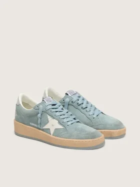 Women’s Ball Star in light blue suede with white star