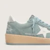 Women’s Ball Star in light blue suede with white star