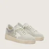 Women's Ball Star in light gray suede with star and glitter inserts